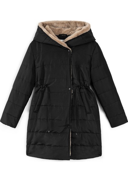 Suni Kürklü Colorblock Mont IW6240012284001