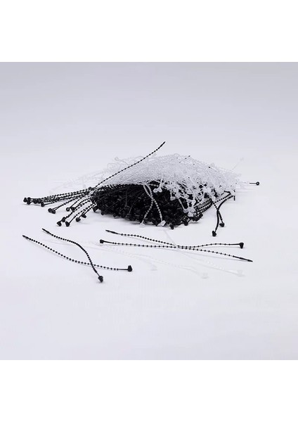 5" Elle Geçmeli Tırtıklı Kılçık Etiketleme Plastiği Siyah (1.000 Adet) fiyatları