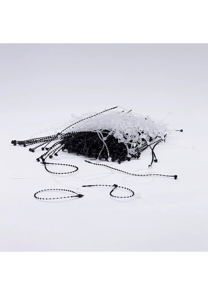 5" Elle Geçmeli Tırtıklı Kılçık Etiketleme Plastiği Siyah (1.000 Adet) modelleri