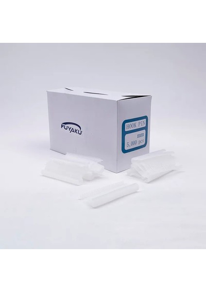 25 mm Hook Pin Açık Kanca Kılçık Etiketleme Plastiği Şeffaf (5.000 Adet) fiyatları