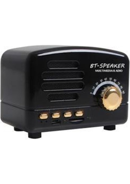 Retro Bluetooth Hoparlör Nostaljik Mini Bluetooth Hoparlör Cep Telefonu Kablosuz Şarjlı Sevimli Küçük Hoparlör BT01 (Yurt Dışından)