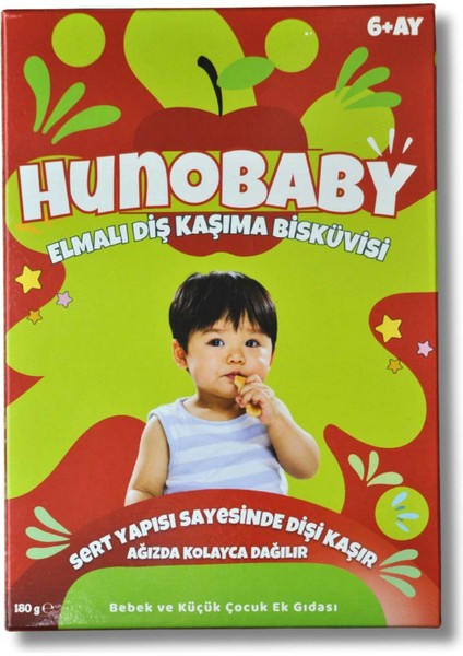 Elmalı Diş Kaşıma Bisküvisi
