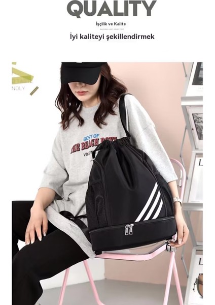 2025 Yeni Bağlı Çift Omuz Sırtı Büyük Kapasiteli Hafif Islak ve Kuru Ayrılmış Yüzme Seyahat Basketbol Çantası (Yurt Dışından) modelleri