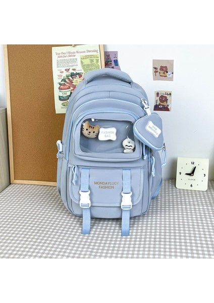 Ağrı Katmanlı Japon Tarzı Basit Sırt Çantası, Büyük Kapasiteli Çok Bölmeli Ortaokul ve Lise Öğrencileri Için Okul Çantası, Eğlence Seyahat Sırt Çantası-Alibaba (Yurt Dışından)