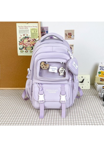 Ağrı Katmanlı Japon Tarzı Basit Sırt Çantası, Büyük Kapasiteli Çok Bölmeli Ortaokul ve Lise Öğrencileri Için Okul Çantası, Eğlence Seyahat Sırt Çantası-Alibaba (Yurt Dışından)