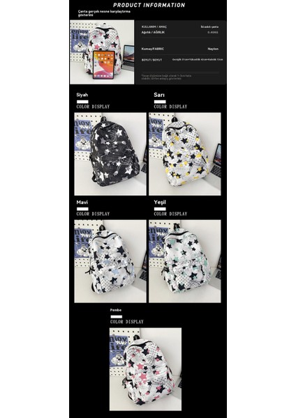 Yeni Çift Omuz Kadın Ins Kore Tarzı Büyük Kapasiteli Öğrenci Okul Çantası Çok Yönlü Moda Trendi Seyahat Çantası (Yurt Dışından) modelleri