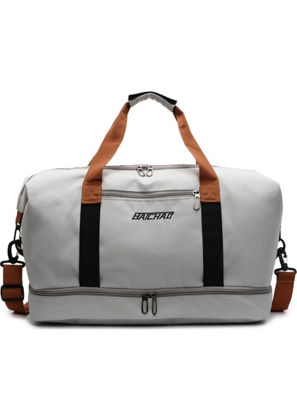 Yeni Yoga Fitness Çantası Kısa Mesafeli Iş Gezisi Büyük Kapasiteli Bagaj Depolama Çantası Su Geçirmez Bağımsız (Yurt Dışından)