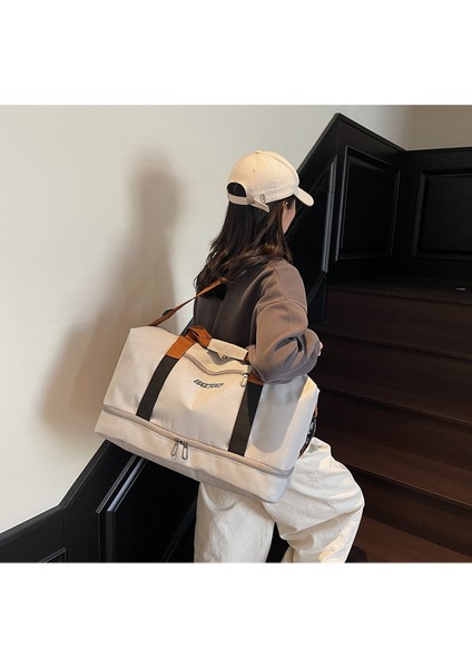 Yeni Yoga Fitness Çantası Kısa Mesafeli Iş Gezisi Büyük Kapasiteli Bagaj Depolama Çantası Su Geçirmez Bağımsız (Yurt Dışından) fiyatları