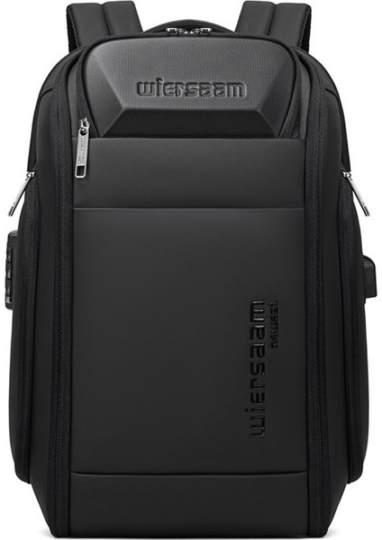 Yeni Üst Düzey Iş Sırt Çantası Erkek Su Geçirmez Sırt Çantası Büyük Kapasiteli Iş Gezisi Çok Fonksiyonlu Şifre Hırsızlık Önleyici Bilgisayar (Yurt Dışından)