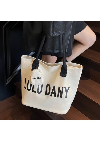 Yeni Büyük Kapasiteli Kanvas Tote Çanta Erkek ve Kadın Öğrenci Seyahat Yoga Çanta Tote Çanta Tek Omuz (Yurt Dışından) fırsatları