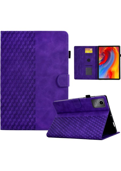 Lenovo Xiaoxin Pad 11 2025 Için Rhombus Akıllı Deri Kılıf (Yurt Dışından)