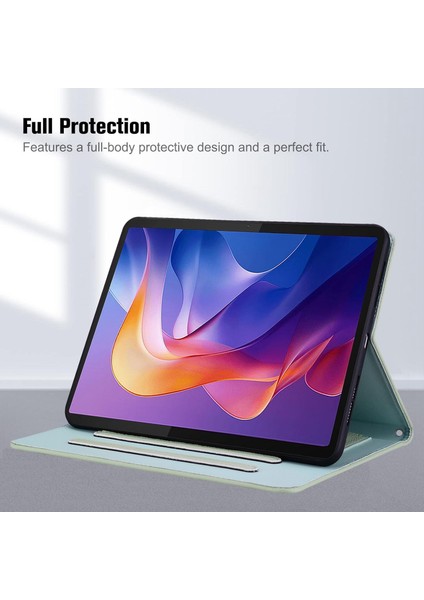 Lenovo Tab P12 12.7 2023 Için Kedi Deri Kılıf (Yurt Dışından) fırsatları