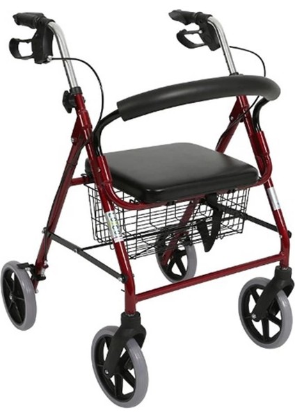 Loco Alüminyum Rollatör Walker | Katlanabilir, Dayanıklı ve Oturaklı Yapısıyla Yaşlı ve Engelliler Için Güvenli Yürüme Desteği PR-881