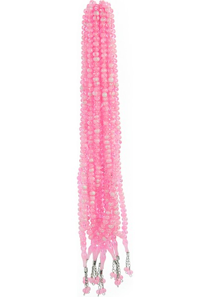 10 Adet 99LU Namaz Tesbihi 10MM Hac Umre Hediyelik - Pembe modelleri