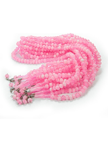10 Adet 99LU Namaz Tesbihi 10MM Hac Umre Hediyelik - Pembe indirimleri