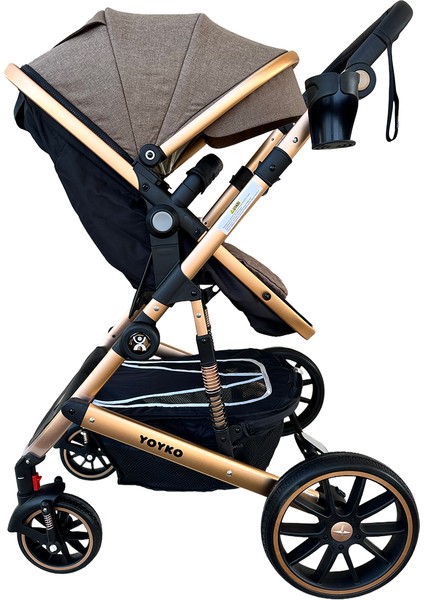 Ultimate Travel Sistem Bebek Arabası 3 In 1 Coffee Rose Seyahat Sistem Bebek Arabası fırsatları