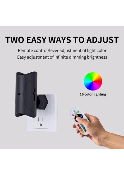 Iki Adet Renkli Değişen Atmosferli Gece Lambası (Yurt Dışından) fırsatları