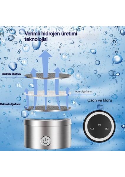 Üç Amaçlı Elektrolizli Akıllı SPE Hidrojen-Oksijen Ayırma Hidrojen Bardağı (Yurt Dışından) fırsatları