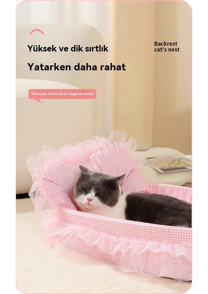 Macaron Dört Mevsim Kullanımlı Dopaminli Kedi-Köpek Yuvası (Yurt Dışından) fırsatları