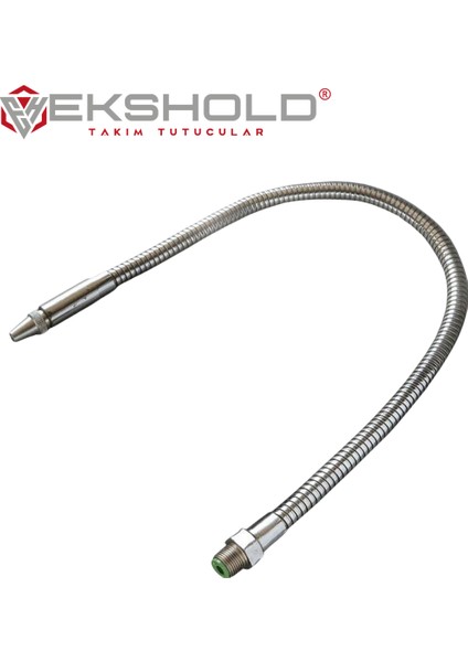 Metal Bor Yağı Hortumu Dış Dişli Erkek 1/4X400