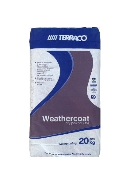 Weathercoat Sublok Elastik Su Yalıtım Malzemesi Toz Bileşen 20 kg