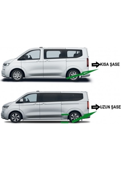 Transporter T7 Kombi Kısa Şase Yan Basamak 2025 2026 2027 Krom fiyatları