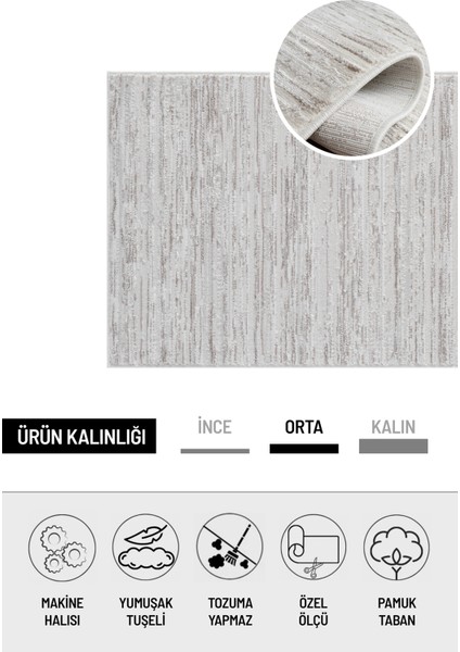 Şık Tasarımlar Polyester Iplik Antialerjik Tüylenmez Dokuma Pamuk Taban Makine Halısı Bej