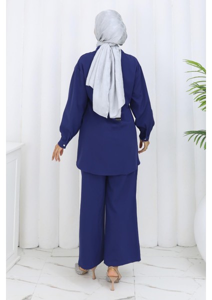 Taş Detaylı Takım Indigo 19266 fırsatları