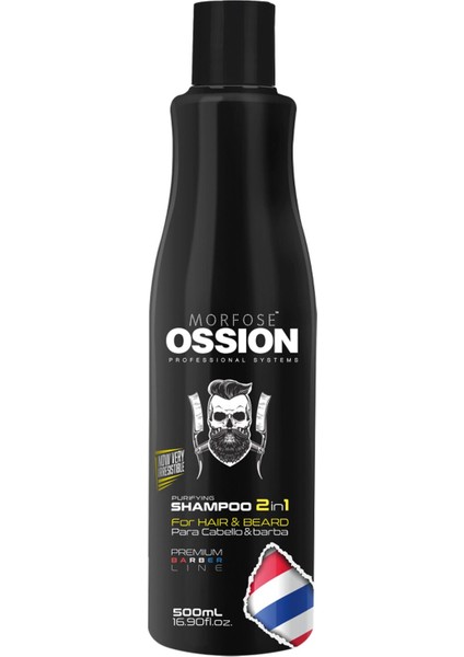 Ossion Premium Barber Purifying Şampuan 500 ml