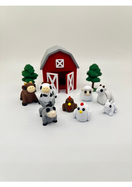 Çiftlik Hayvanları Oyuncak Seti | 8 Farklı Mini Hayvan Figür Oyuncak | Çiftlik Evi fiyatları