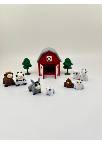 Çiftlik Hayvanları Oyuncak Seti | 8 Farklı Mini Hayvan Figür Oyuncak | Çiftlik Evi fırsatları