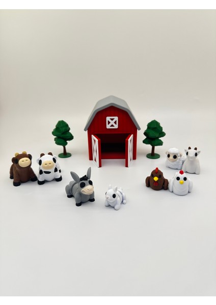 Çiftlik Hayvanları Oyuncak Seti | 8 Farklı Mini Hayvan Figür Oyuncak | Çiftlik Evi indirimleri