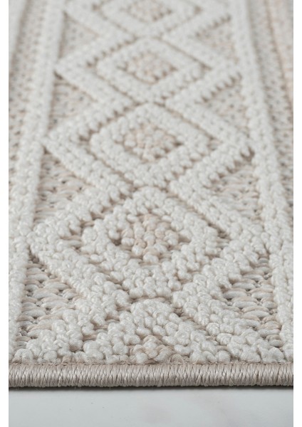 Modern Loop Sisal Halı Tüylenmez Polipropilen Dokuma Taban Modern Koridor Oda Halısı Bej modelleri