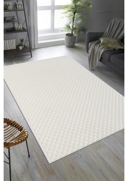 Şık Tasarımlar Polyester Iplik Antialerjik Tüylenmez Dokuma Pamuk Taban Makine Halısı Krem