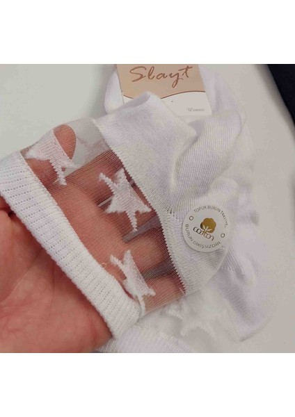 Sloggi Kadın Tül Detaylı Çorap – 4’lü Paket modelleri