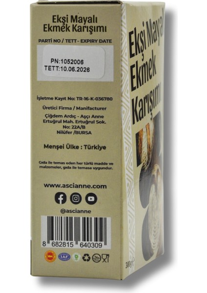 Ekşi Mayalı Ekmek Karışımı (8+Ay) fiyatları