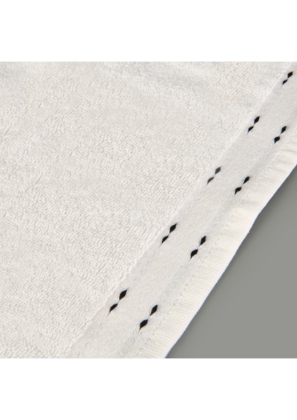 Soft Tiny El Havlusu - Ekru / Siyah - 30X50 cm fırsatları