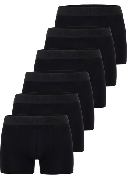 Erkek Boxer 6’lı Premium Kutu Pamuklu Likralı (Beden S - 5xl)