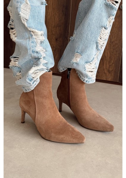 Adele Toprak Hakiki Deri Topuklu Bot fiyatları