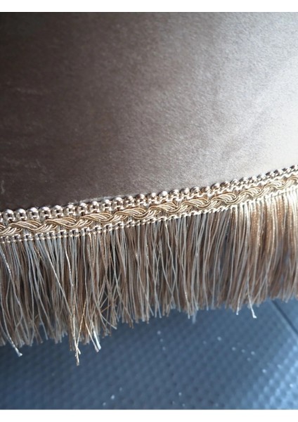 Bej Rengi Kapitoneli 70X40 cm Dekoratif Püsküllü Vintage Puf fiyatları