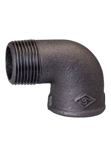 Siyah Kuruklu Dirsek 5 Adet (Çap Seçenekleri)