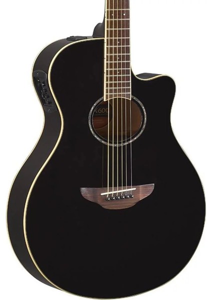 APX600BL Thin-Line Cutaway Siyah Elektro Akustik Gitar