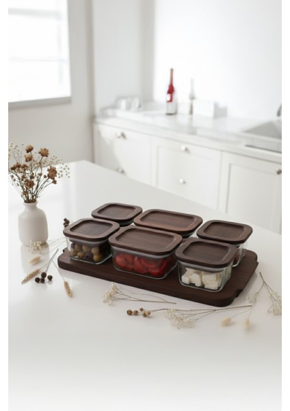 Nero - Enzo - 13 Parça Cam Kahvaltılık Kahvaltı Seti Kahvaltı Takımı modelleri