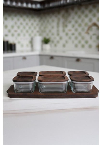 Nero - Enzo - 13 Parça Cam Kahvaltılık Kahvaltı Seti Kahvaltı Takımı indirimleri