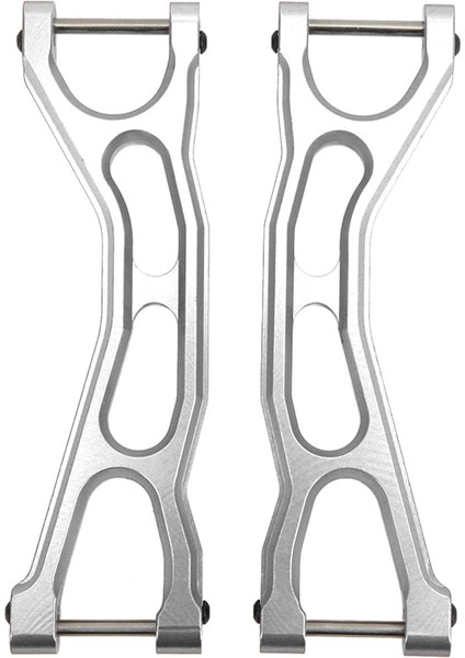 2 Adet Rc Metal Ön Arka Üst Süspansiyon Kolları Traxxas 1/5 Rc Araba Yükseltme Parçaları Gümüş (Yurt Dışından)
