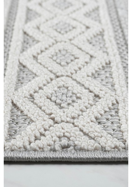 Modern Loop Sisal Halı Tüylenmez Polipropilen Dokuma Taban Modern Koridor Oda Halısı Gri modelleri