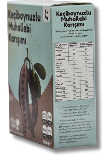 Keçiboynuzlu Muhallebi Karışımı (8+Ay) fiyatları