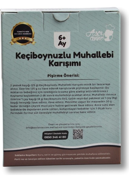 Keçiboynuzlu Muhallebi Karışımı (8+Ay) fırsatları