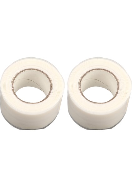 2 Adet Silikon Kavrama Bantları Kendini Fırınlayan Esnek Bant Taşınabilir Çift Taraflı Sızdırmazlık Bandı Kano Kayık Karbon Fiber Ejderha Tekne Kürekler Beyaz (Yurt Dışından)