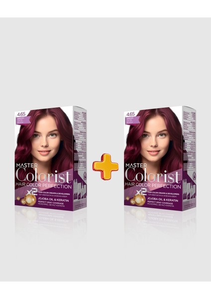 2'li Set Boya 4.65 Şarap Kızılı